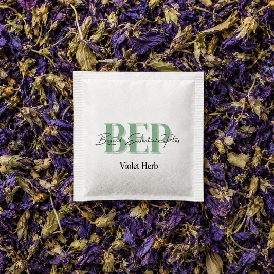 Violet Herb Tea Bag